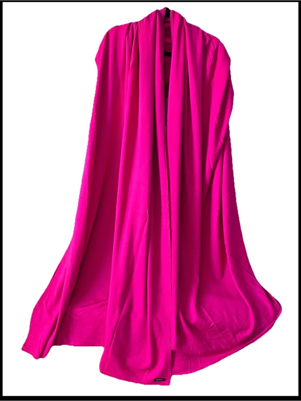 Bleusalt Hot Pink / Raspberry Signature 3 Yard Unisex Scarf Wrap Super Soft